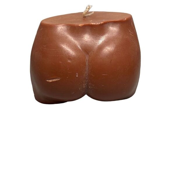 Caiyu Caia Petit Derriere Booty Candle Brown Single Wick 100% Soy Wax NIB New - Picture 5 of 9